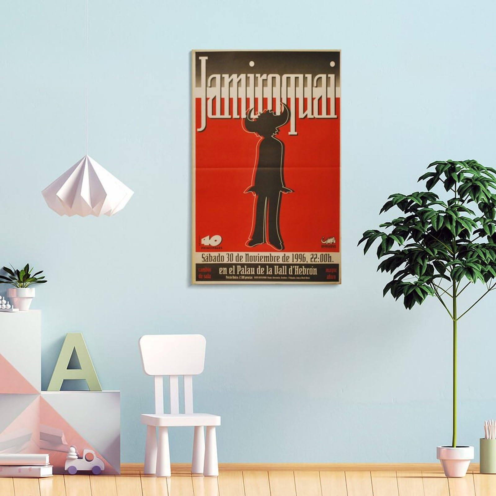 RYJFRYTRY Jamiroquai 1996 Concert Vintage MusicFashion Poster